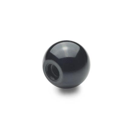 J.W. Winco DIN319-KU-32-M8-C Ball Knob Duroplast Plastic 8NB39/C